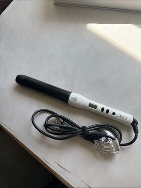 L’ange LUSTRE 32mm Tourmaline Digital hair Wand With heat glove curling iron